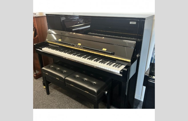 Kawai Polished Ebony K300 Aures Upright Hybrid Piano, Used - All Inclusive Premium Package (SN:F163799) - Image 5